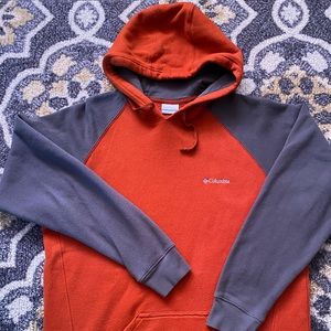 Columbia Sweatshirt orange and gray size L